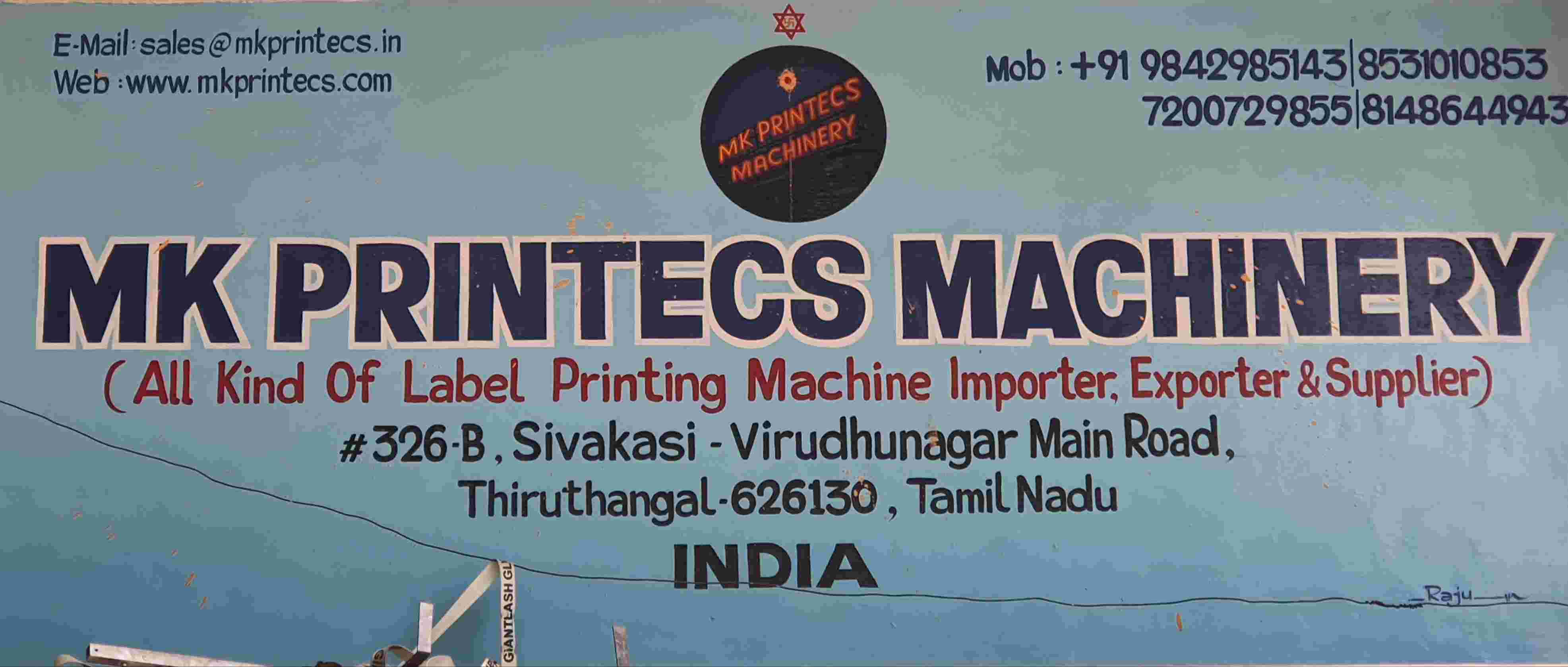 LATEST STOCK LIST OF LABEL PRINTING MACHINE | MK PRINTECS MACHINERY |